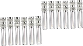 minkissy 12 Peças Frasco De Brilho Labial De Diamante Tubo Recarregável De Brilho Labial Tubo De Bálsamo Labial Vazio Tubo De Brilho Labial De Plástico Abs Frasco De Brilho Labial DIY