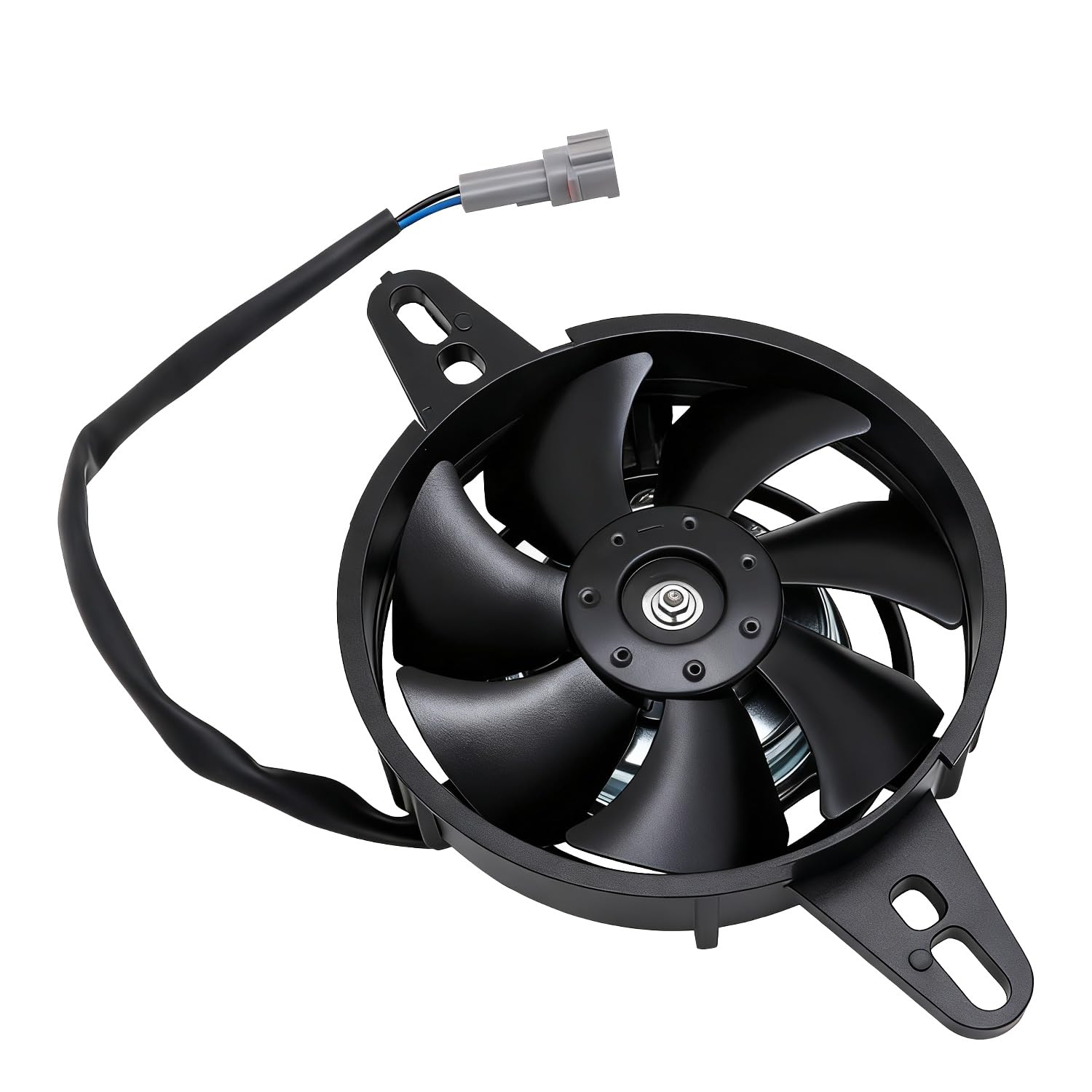 JFG RACING Ventola Raffreddamento Radiatore Moto,Ventola Radiatore Moto 12V per 200cc-250cc Dirt Pit Bike ATV UTV Go Kart Quad Motocross