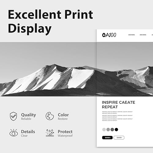 Miniatura 4 de OA100 Cartucho de tinta remanufacturado de repuesto para Epson 252XL 252 cartuchos de tinta negra para WF-3620 WF-3630 WF-3640 WF-7110 WF-7210