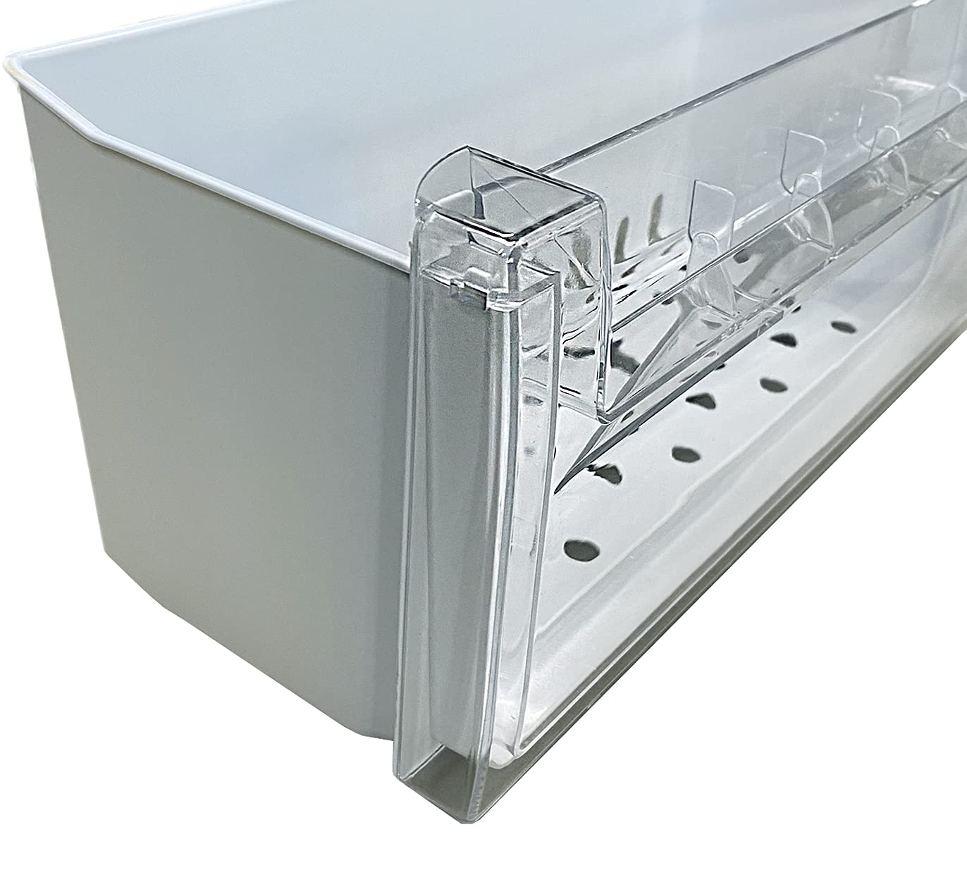 Cassetto Inferiore Freezer Congelatore compatibile con Ariston Hotpoint Scholtes, PW/Cristal, Dimensioni: (LHP) 385x170x175 mm, Codice Articolo 283233