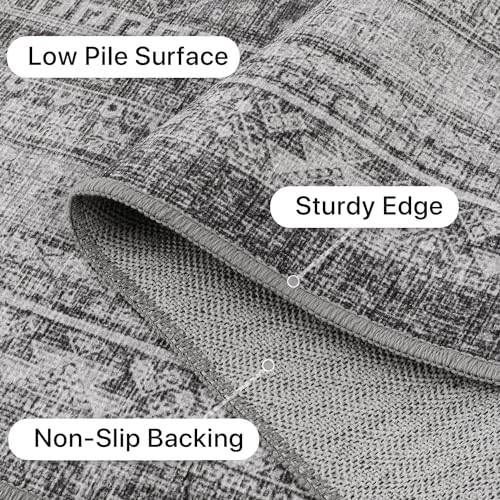 Genimo Runner Rugs 2X5 Non Slip Hallway Runner Rug, Machine Washable Low Pile Lightweight Mat For Living Room thumb #3