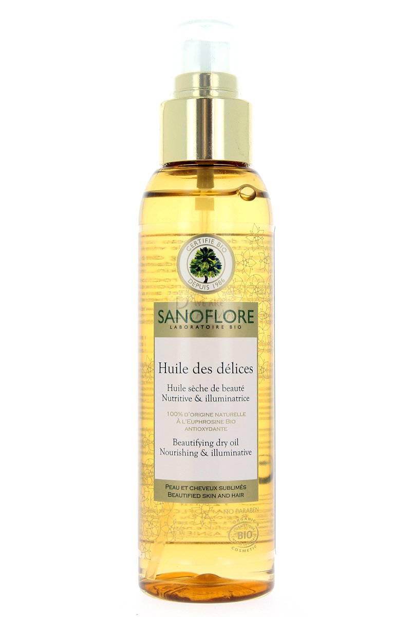 Sanoflore Delight - Infused Oil. Nouridhing & Ptotrcting Dry Oil 125 ml