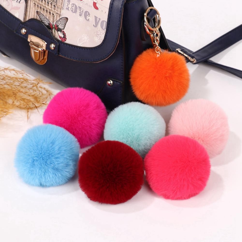 12 stuks kunstbont pompon voor mutsen kopen 8 cm/10 cm/12 cm/14 cm