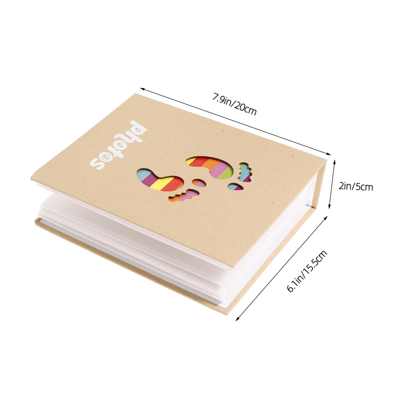 Amosfun 6 Pz Album per bambini album di stoffa neonato fotolibro per bambini diario del album fotografico Album per Fotolibri per bambine fotolibri per neonati Carta