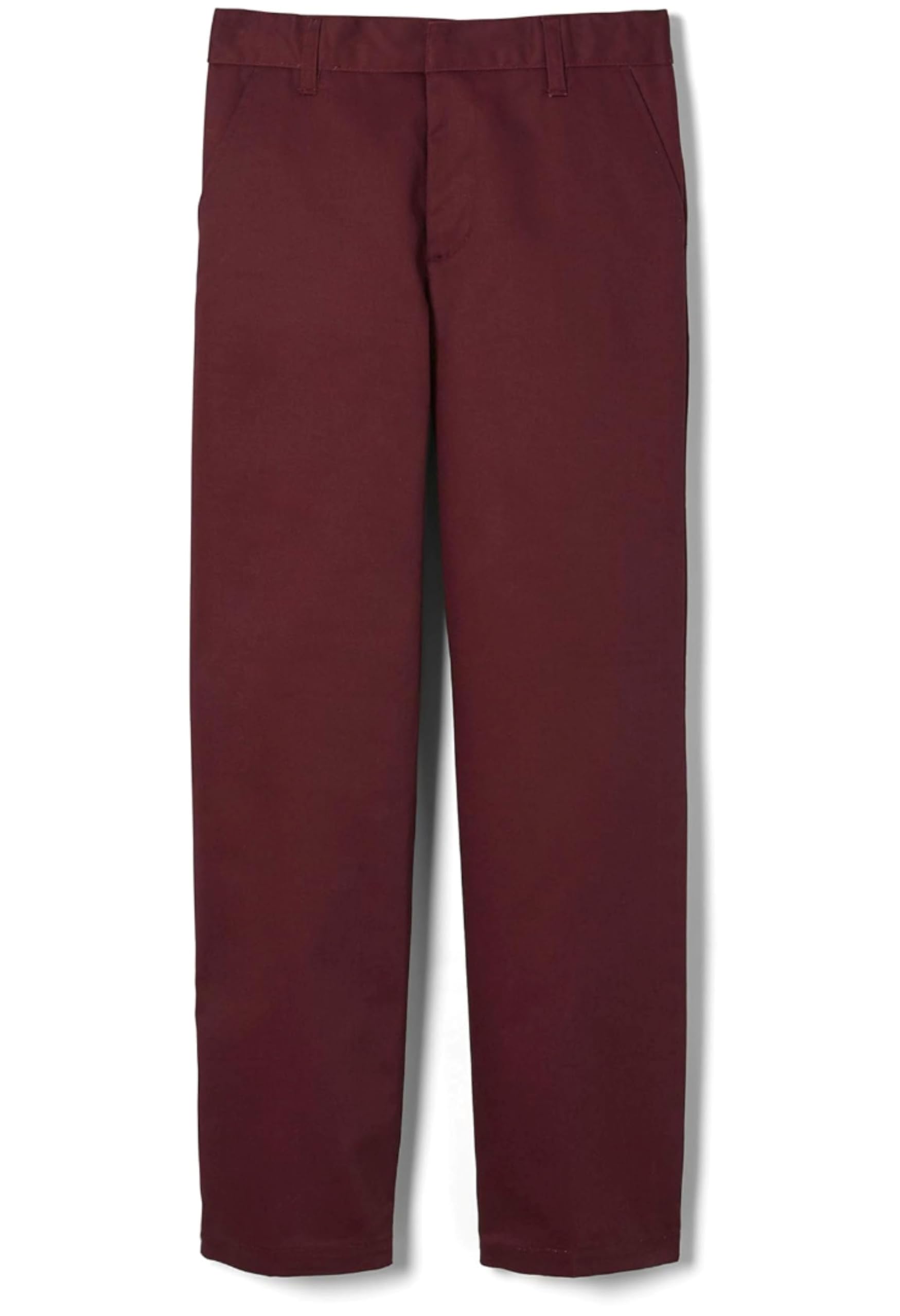 French Toast Boys' Relaxed Fit Twill Pant with Adjustable Waist in Standard Slim and Husky