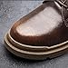 DUYHBAWRS Shoes Men's Retro High-top Casual Leather Boots Fashionable Round-toe Lace-up Oxford Shoes for Travel Outdoor Activities Men Comfortable Soft-soled Shoes(D,10.5)