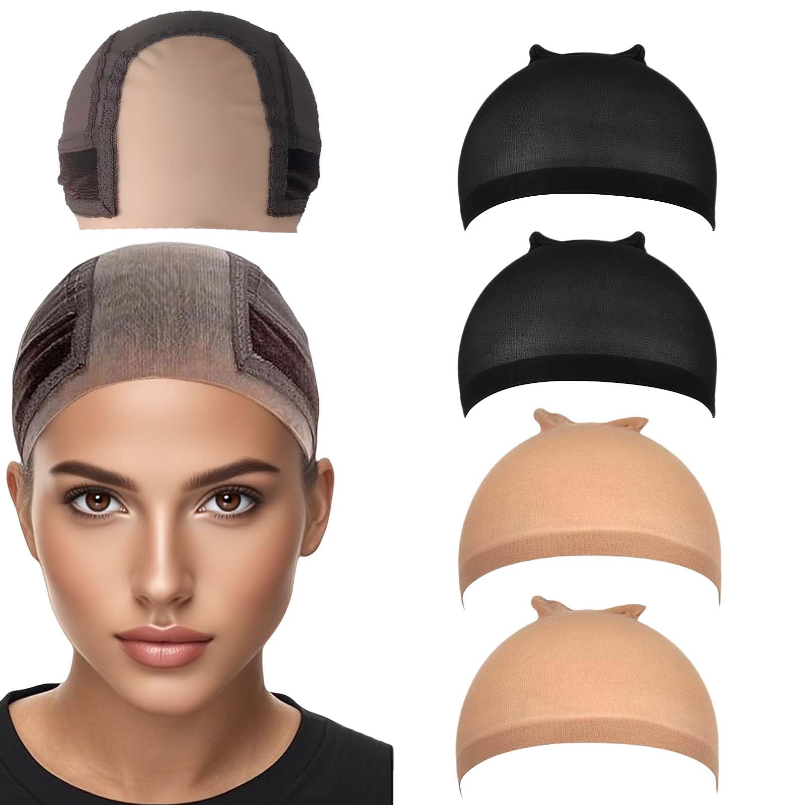 5 Pieces Wig Caps