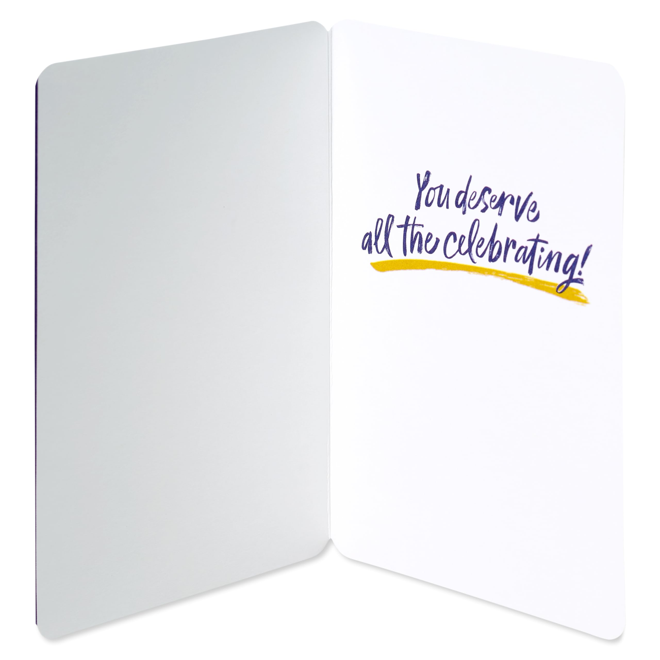 American Greetings Congratulations Card (All the Celebrating), Mazel Tov Lettering, 6.75 inches x 4.625 inches - Image 2
