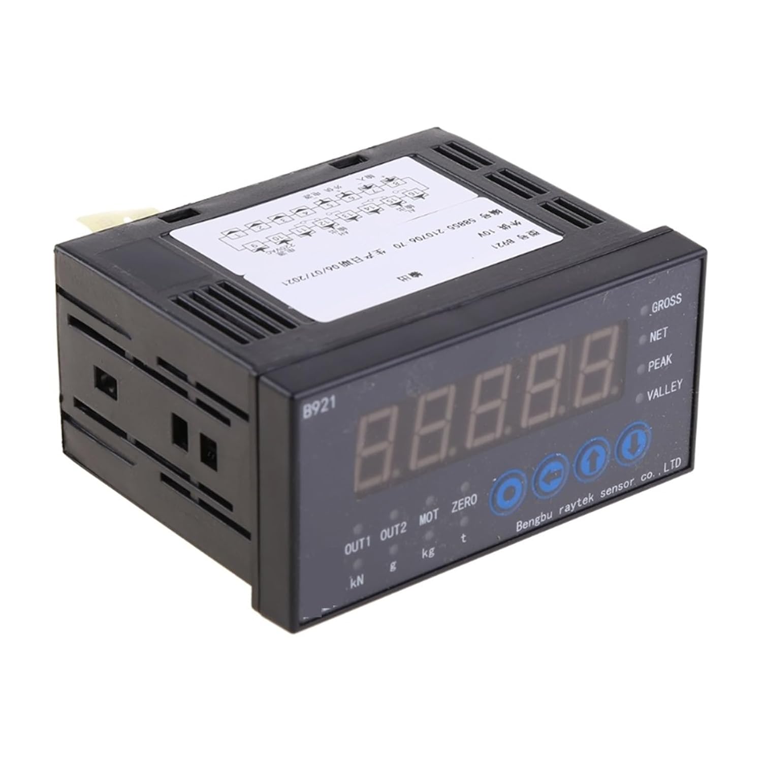 Digital Load Cell Indicator Display High Precision Weighing Transducer Batching Trasmitter S Weight Sensor 2 Way Output 96x48 for DIY Electronic