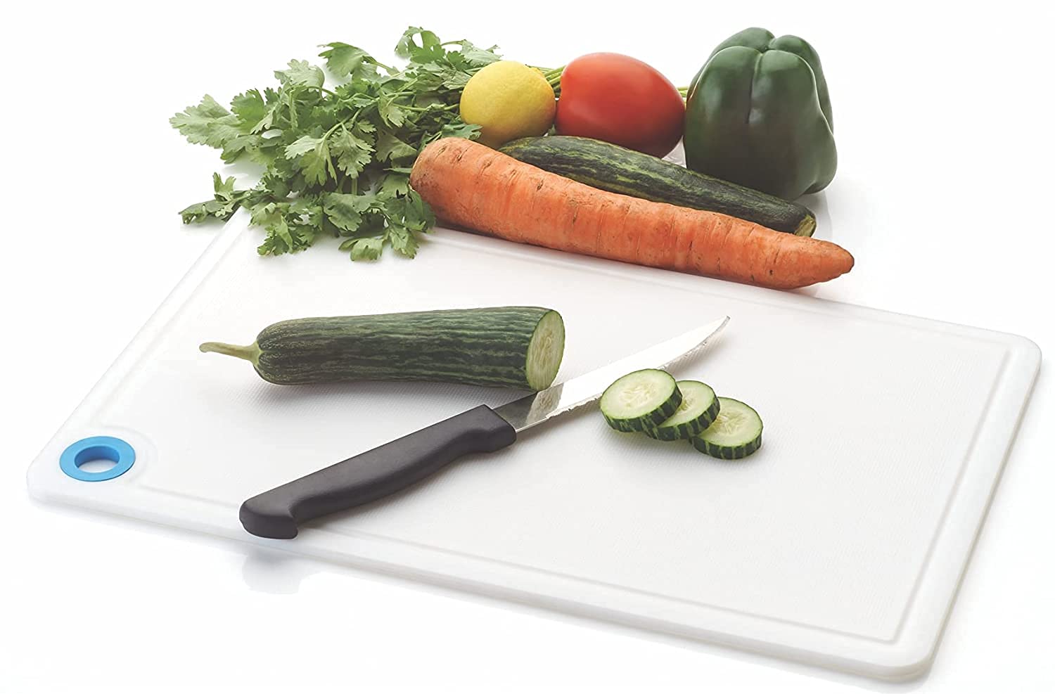 Buy SANSKAR Plastic Vegetable & Fruit Cutting Board / White Chopping Board Online at Low Prices
