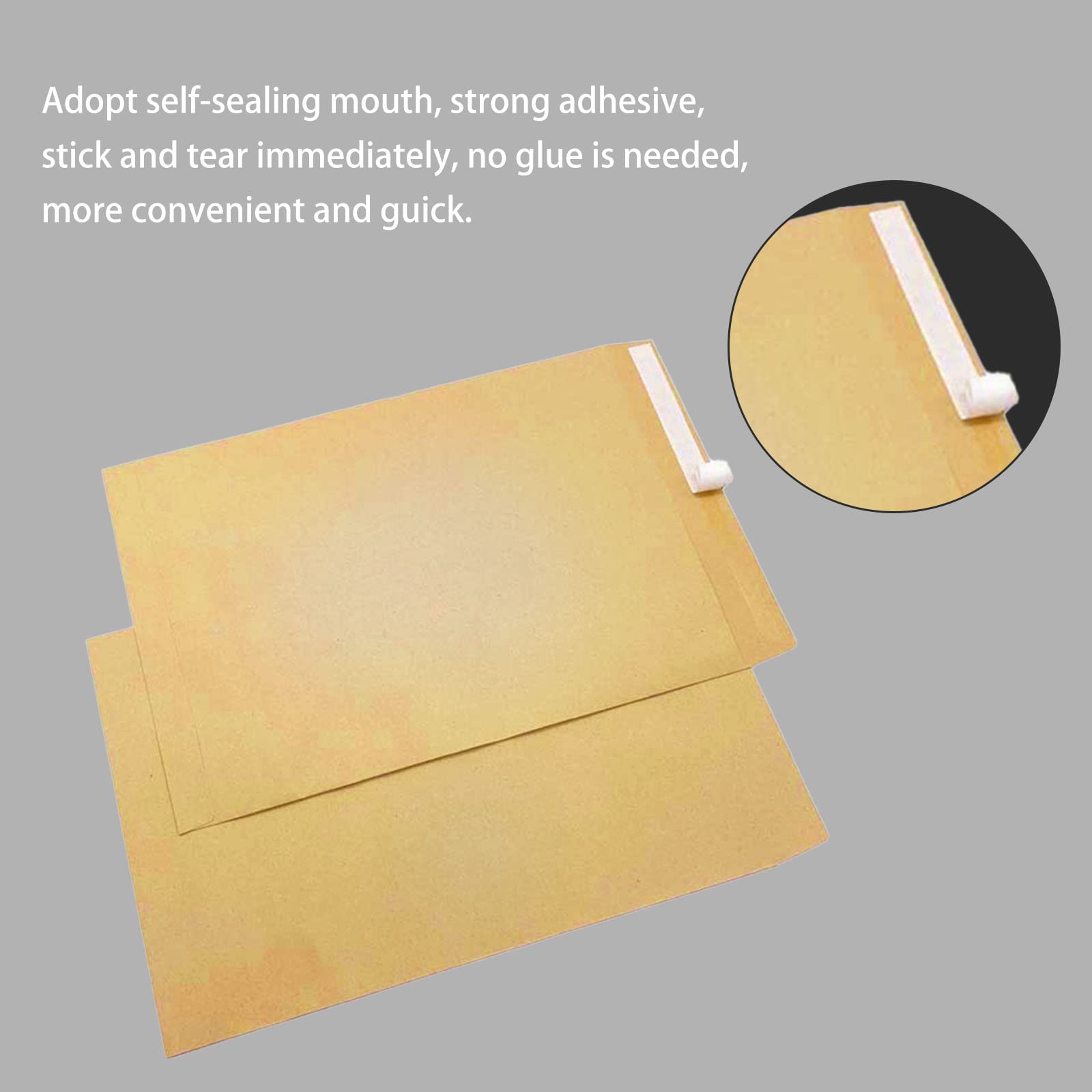 Emerson 50x Buste Marroni DIN C5 162 X 229 Mm 80g, Per Lettere - Foto 3