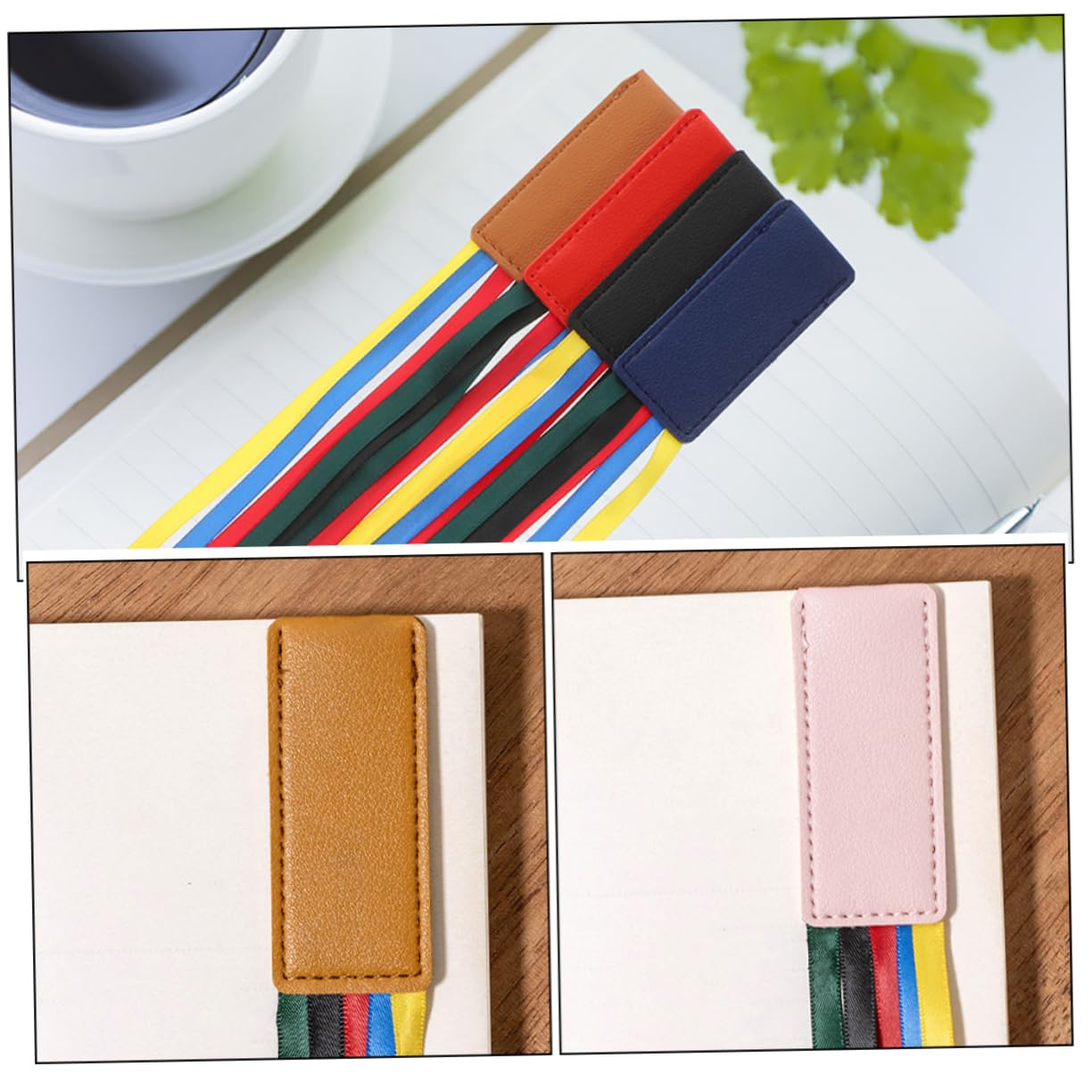 OSALADI 2 Set Segnalibri Decorativi in Nastro in Vari Per Libri Per Lettori Decorazioni Pagina Facile Usare Per Libro 8 Pezzi * 2