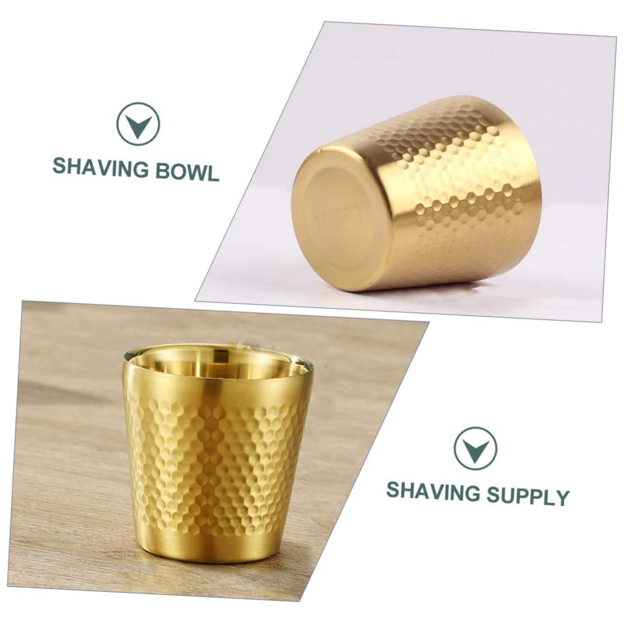 MAGICLULU Ciotola Da Barba Da Uomo Dal Design Semplice Da 3 Pezzi Ciotola Per Crema Da Barba Da Uomo in Acciaio Inossidabile Robusto Per Uso Domestico in Viaggio