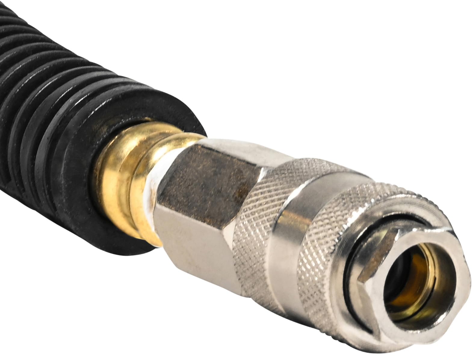 Güde Automatikschlauchtrommel 15 m (12 bar, 180° schwenkbar, Druckluftschlauch Ø 16/9 mm hochflexibel, abriebfest, überfahrbar, chemikalien- und temperaturbeständig, Automatikeinzug, Wandhalterung)
