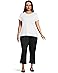 NYDJ Plus Size Joni High-Rise Relaxed Capris in Black - #5 of 5