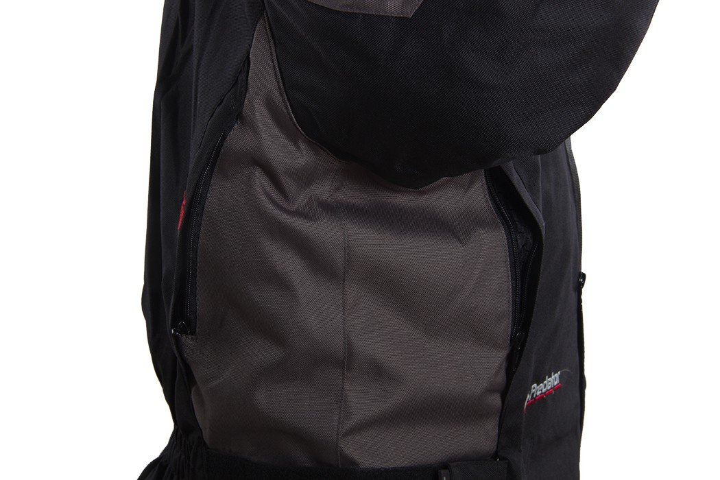 Motowear Motorradkombi P2 Textil - Wasserdicht, Atmungsaktiv, Schwarz, Unisex, One Size