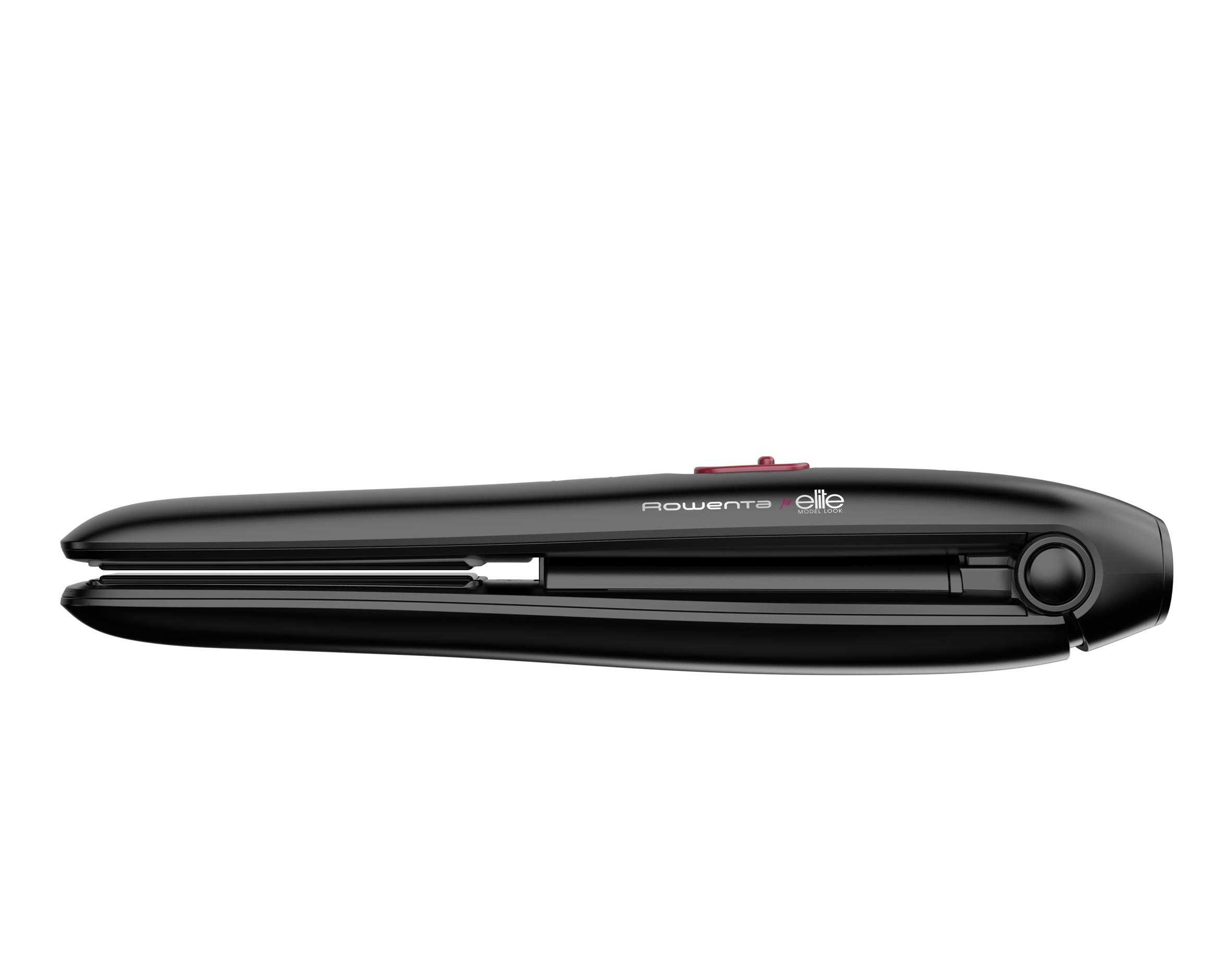 Rowenta - SF1312F0 - Fer à lisser avec plaques céramiques, lisseur de cheveux et batterie portable, fonctionnement sans fil, avec 25 min d'autonomie, jusqu'à 200 °C