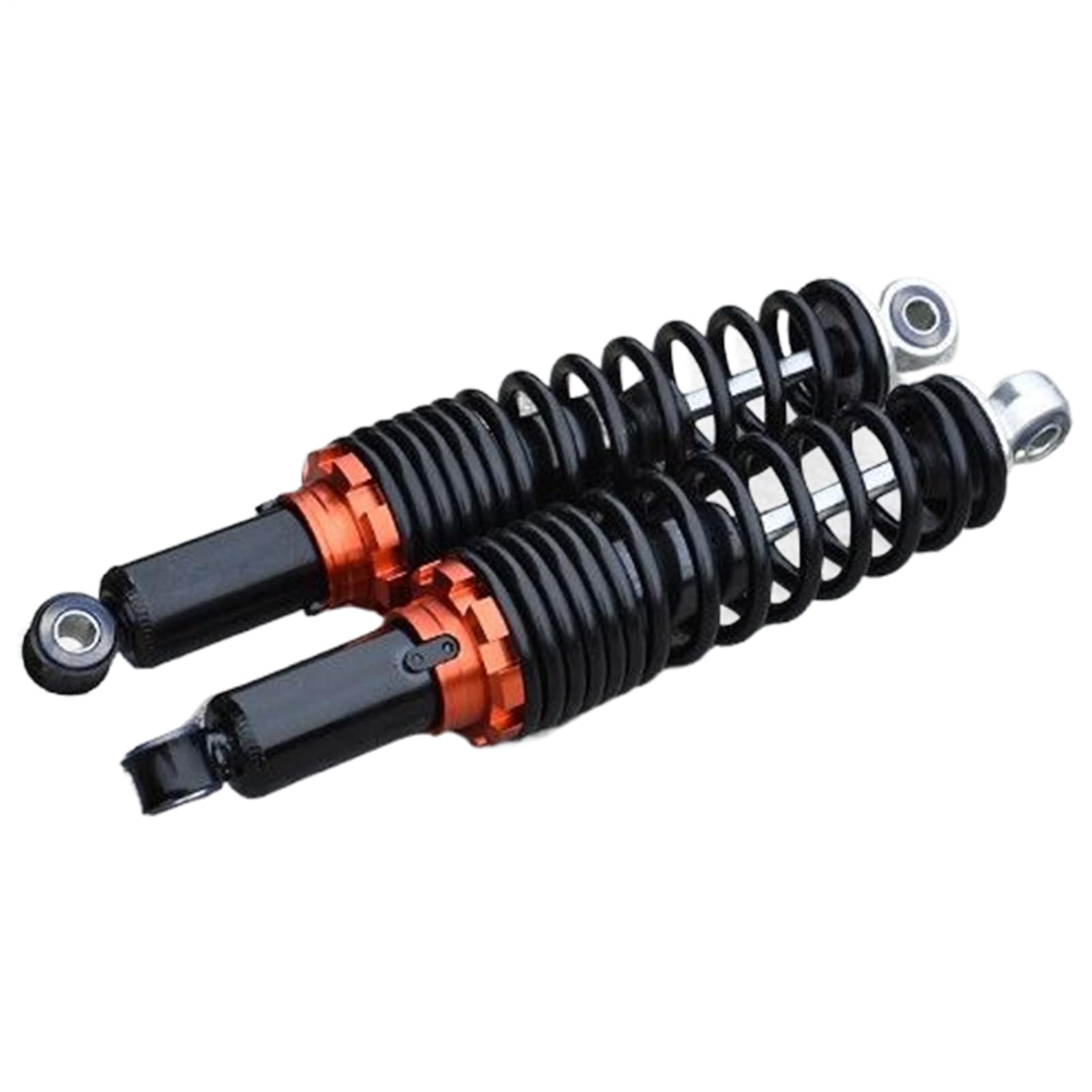 Set 2 Ammortizzatori Posteriori Moto 25cm 27cm 31cm - Idraulica Regolabile | Rinforzate Scooter Ciclomotore Bici Elettrica | Ricambi Universali Kit Smorzatore
