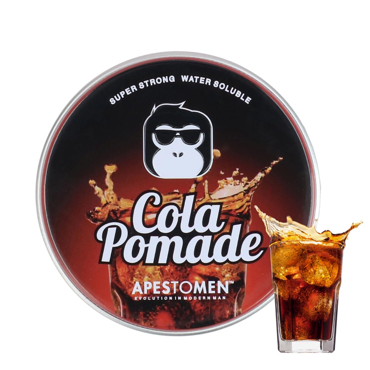 Cola Pomade for High Shine & High Hold (2.7 Ounces) - Hair Pomade for Men - Straight, Thick and Curly Hair - Slick Look Pompadour Quiff