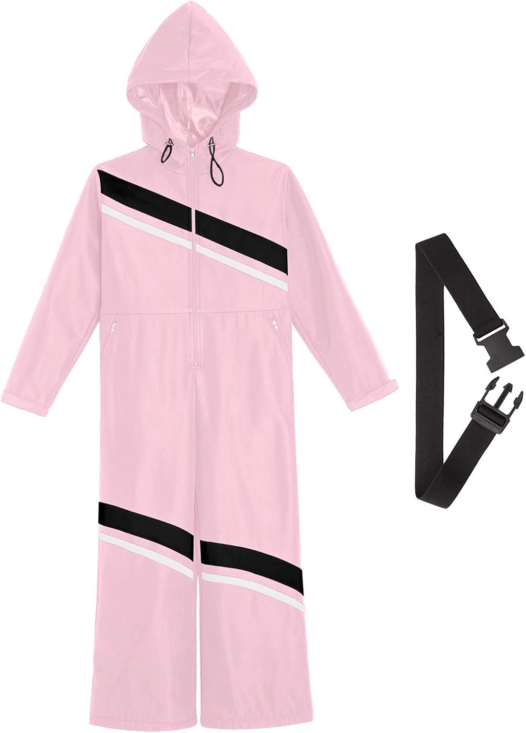 Kids Boys Girls One Piece Ski Suit Waterproof Snowsuit Overalls Snowboard Jumpsuit Coverall Pink 12 Years