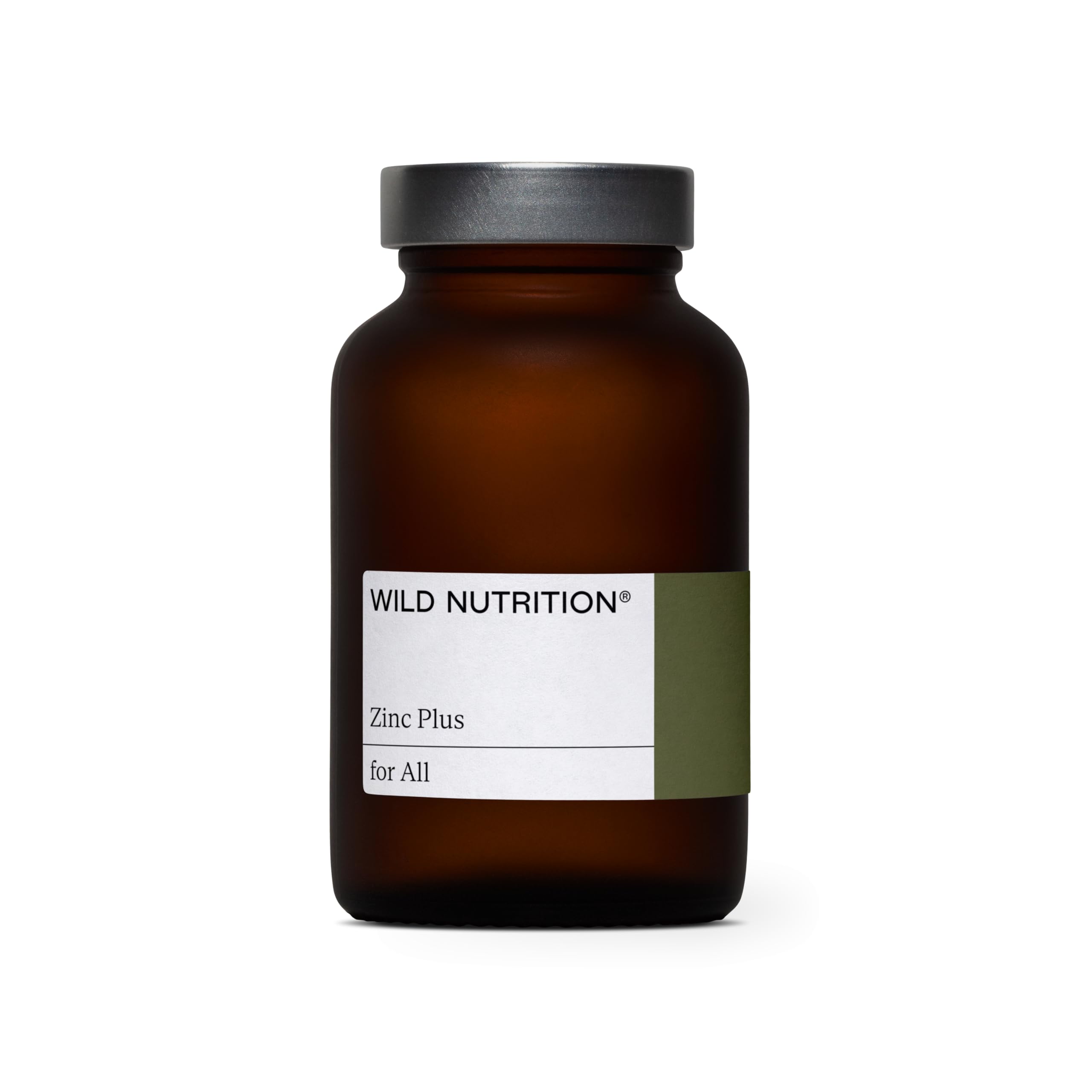 WILD NUTRITION Food-Grown® Zinc Plus | Zinc Supplements Blended with Vitamin B1, B2 & B6 for Cognitive & Immune Support + More with Thiamin & Riboflavin | 30 Capsules