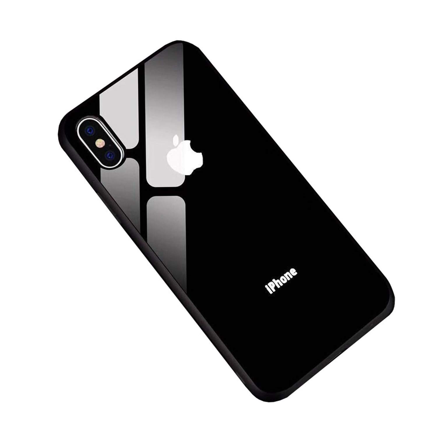 CRodible Apple iPhone X (Silver, 256 GB) Case Tempered Glass Back
