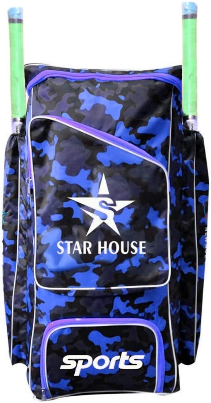 Star House Cricket Kit Bag Nice Looking for Cricketer (Blue) (B09B2645KB) Amazon Price History, Amazon Price Tracker