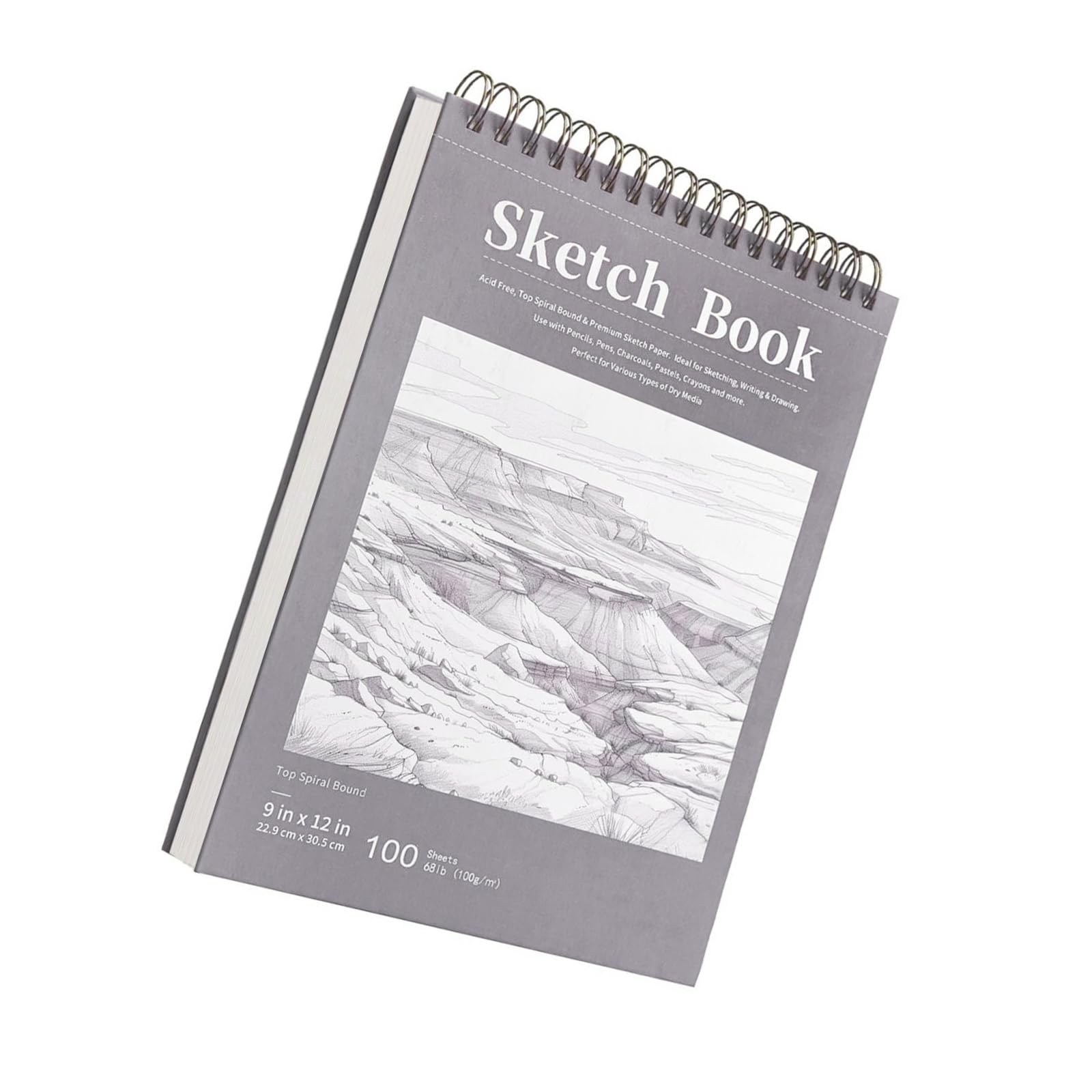 Compacts Friendly Materials Sketchbooks Multipurpose Drawing Book Strong Binding Sketch Pad Smooth Surfaces Artists Use Sketching Pad