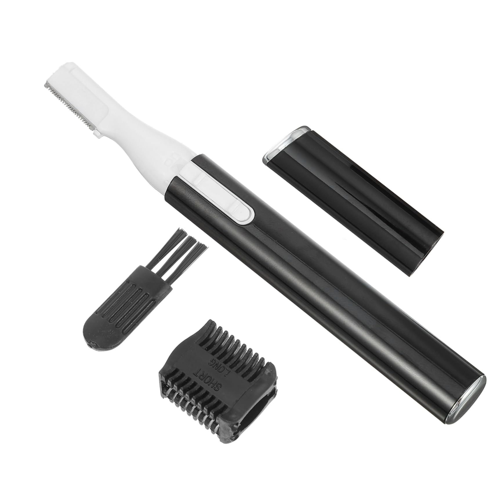 BESTYASH 1 Set Electric Eyebrow Razor Compact Eyebrow Trimmer Facial Hair Remover with Comb Brush and Grooming The Go