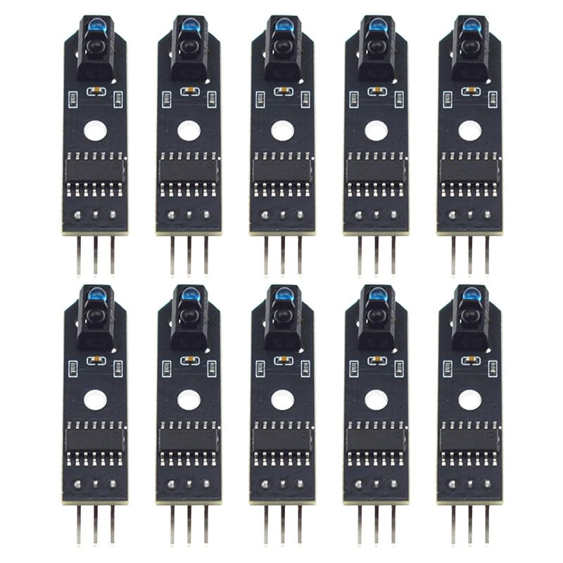 Reland Sun 10PCS TCRT5000 3-pin IR Infrared Line Track Follower Sensor Obstacle Avoidance Module