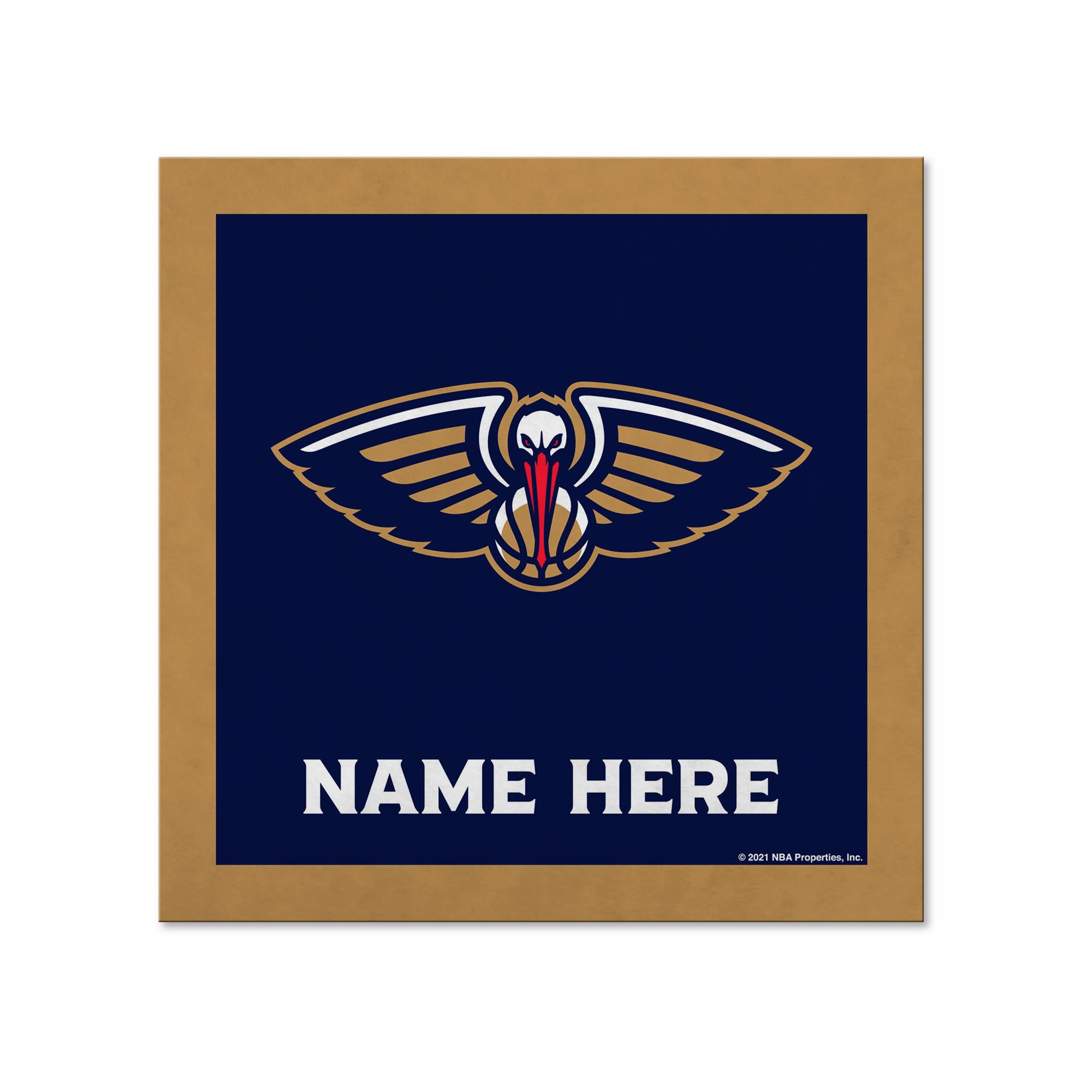Rico Industries NBA Basketball New Orleans Pelicans Personalized 23