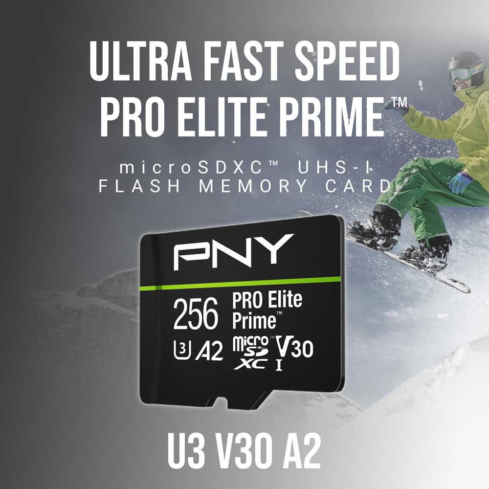 Amazon.com: PNY 256GB PRO Elite Prime™ C10 U3 V30 A2 microSDXC