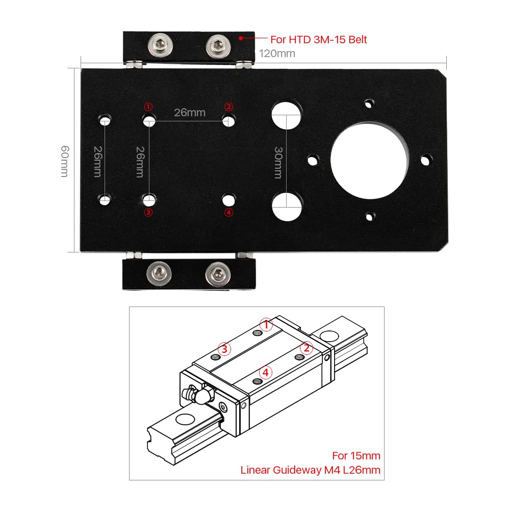 Cloudray E Series CO2 Laser Head Set Specchio Focus Lenti Integrative Supporto 63.5/50.8/76/101 mm (Laser Head)