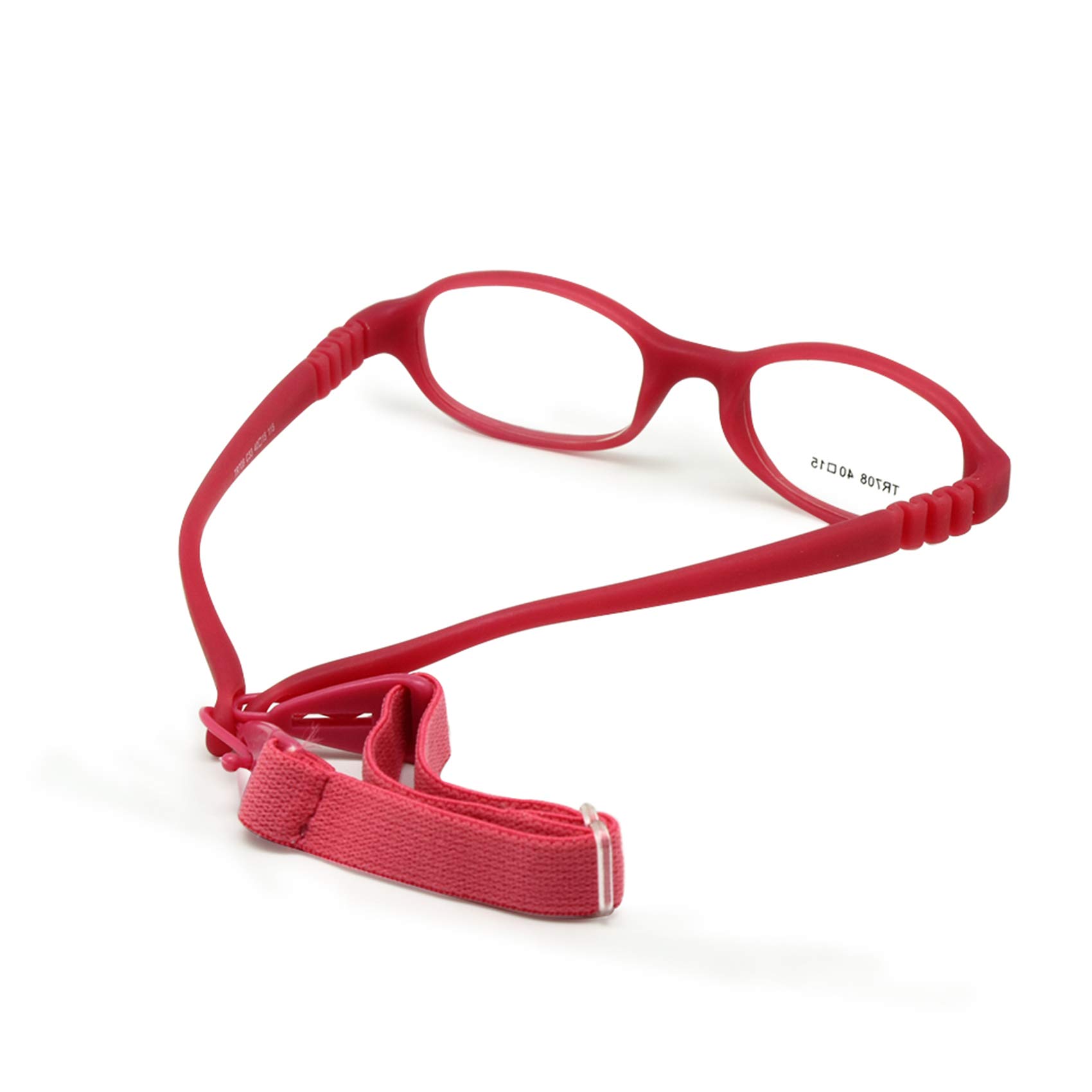 EnzoDate Baby Optical Glasses Frame Size 40 with Strap, Bendable Boys Girls Infants Eyeglasses - Image 3 thumbnail