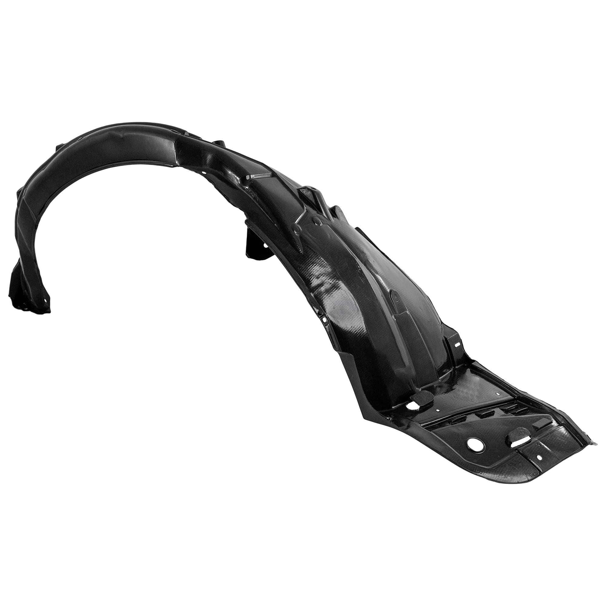 Honda Accord Left Front Driver Side For 2016-2017 Honda Accord Sedan - Black Plastic Fender Liner