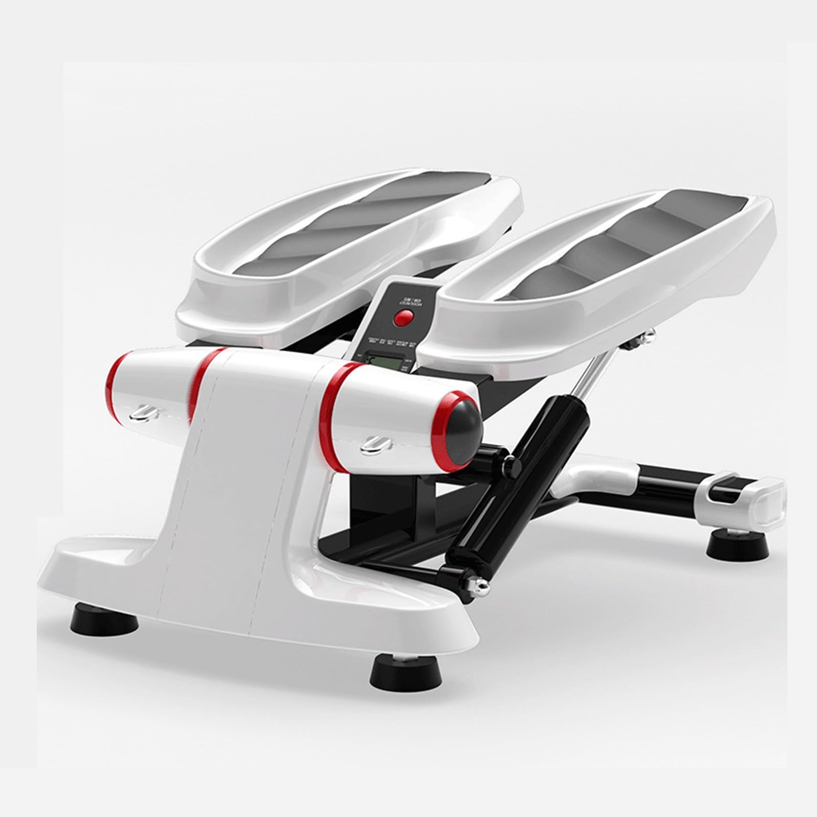 Steppers l'exercice Portable,Appareil De Fitness avec Bandes,Jambes,Bras Et Cardio-Training pour Tout Le Corps(White,1)