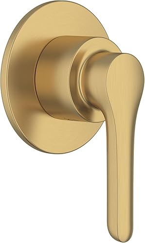 American Standard T105430.GN0 Studio S - Moldura de válvula desviadora, oro cepillado