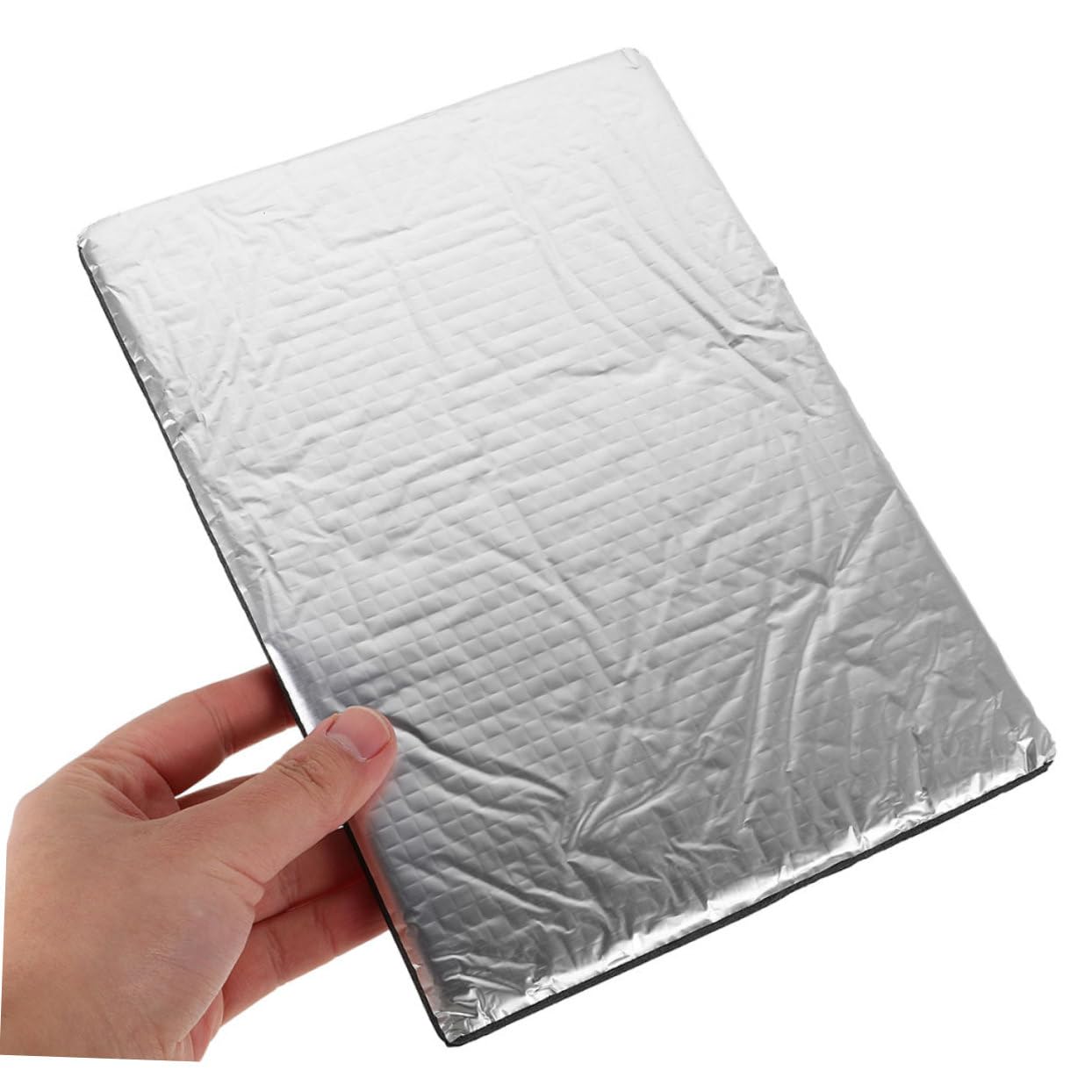 Amosfun 50stücke Schallschutzmatte Aus Aluminiumfolie Isolierung Für Auto Motor Wärmedämmung Geräuschreduzierung Dämmmaterial Für Fahrzeuge