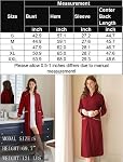 Ekouaer Robes à fermeture éclair manches longues Vêtements de salon manche Longueur manteau de maison Peigne de bain polaire avec poches S-XXL