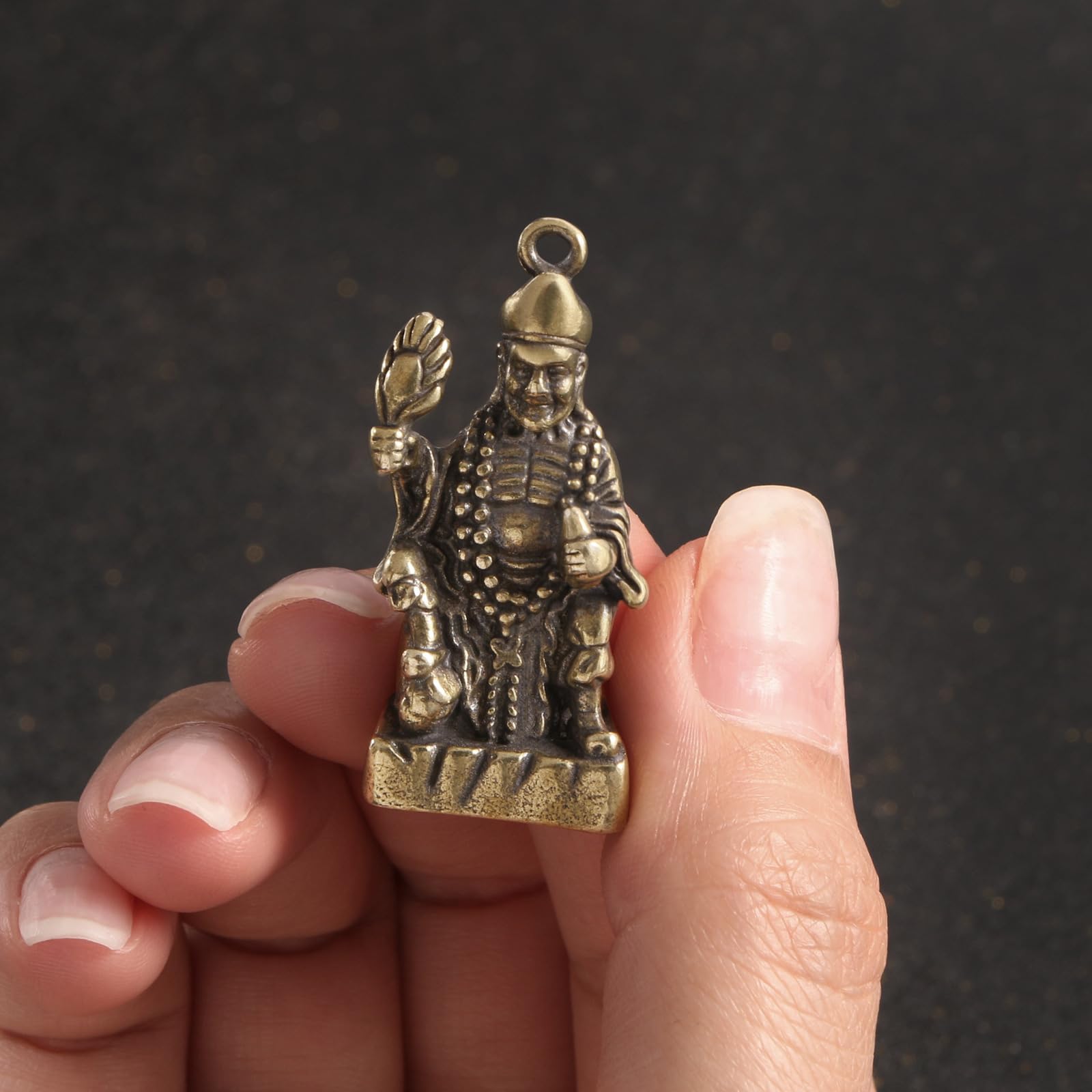 NBKLSWSUI Handmade Bronze Brass Buddha Statue Sculpture Figurine Sculture For Living Room Home Office Desk Bedroom