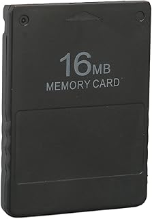 High Speed Memory Card 16MB, FMCB1.966 Portable Memory Card for PS2 External Memory Card Plug in and Play Efficient Gaming Memory Card(Black)