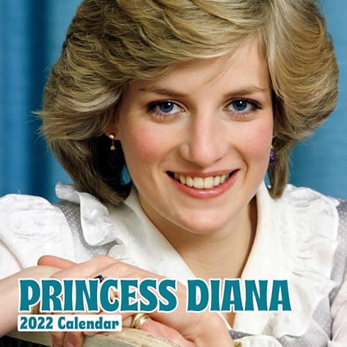 Princess Diana 2022 Calendar: Calendar 2022, January 2022 - December 2022, 12 Months, OFFICIAL Squared Monthly, Mini Planner | UK and US Official ... Calendrier | BONUS Last 4 Months 2021