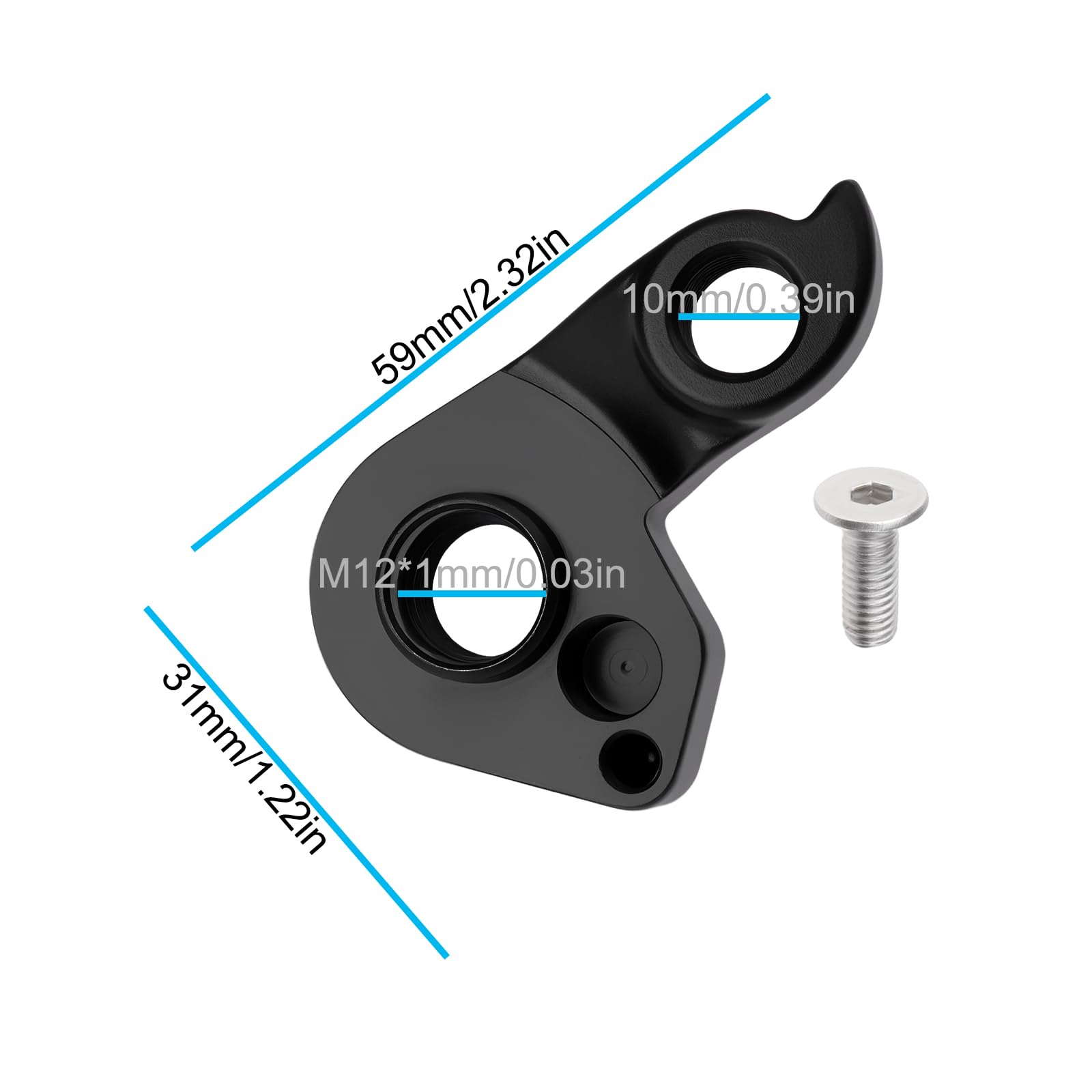 Forcellino Del Deragliatore Del Cambio Per Bicicletta In Lega Di Alluminio 254092-222 Compatibile Con SCOTT