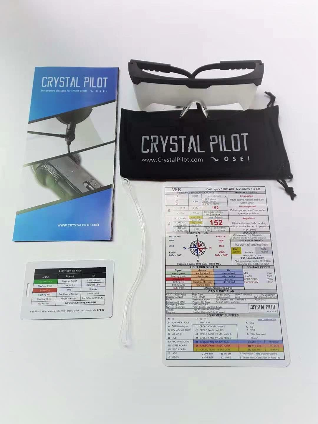 Dispositivo Limita Vista IFR Crystal Pilot Mediano
