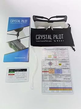 Crystal Pilot IFR View Limiting Device and Medium Sized IFR-VFR Placard