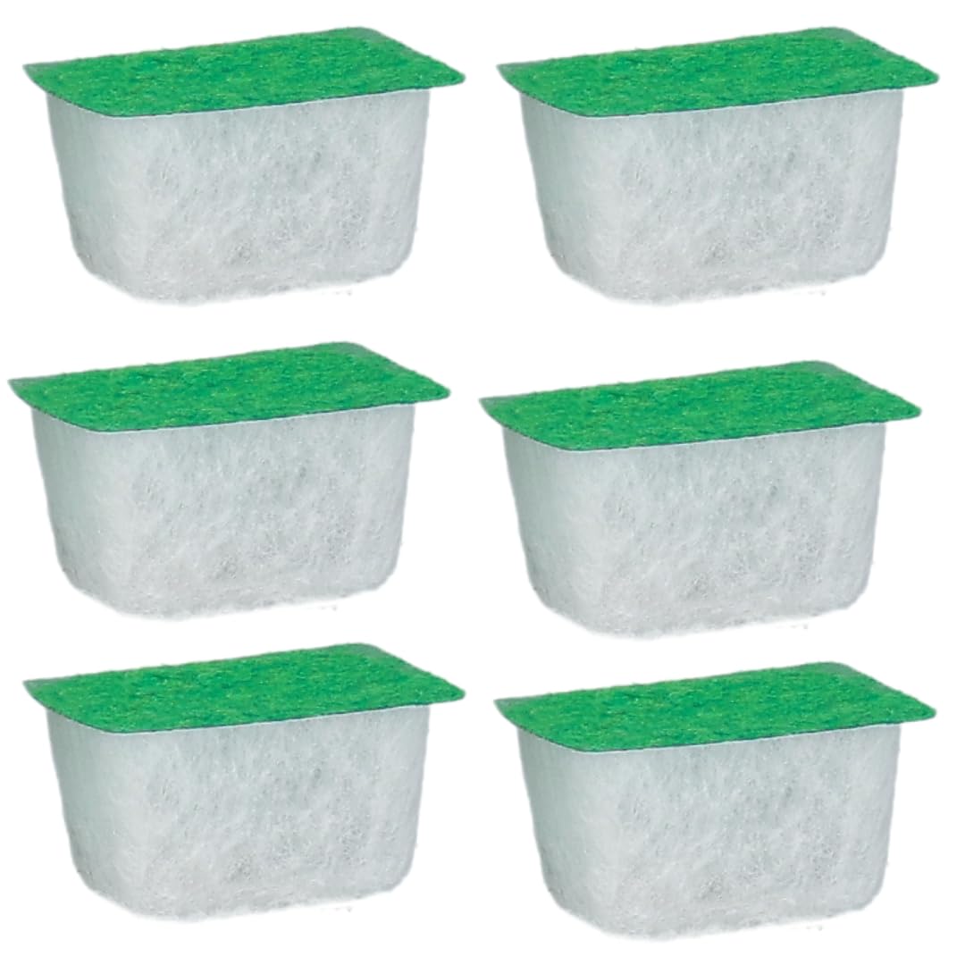 Finest-Filters Compatible with Ciano Water Bio-Bact CF20 CF40 Aquarium Biological Filter Media - Cartridge S/SM (6 Pack)
