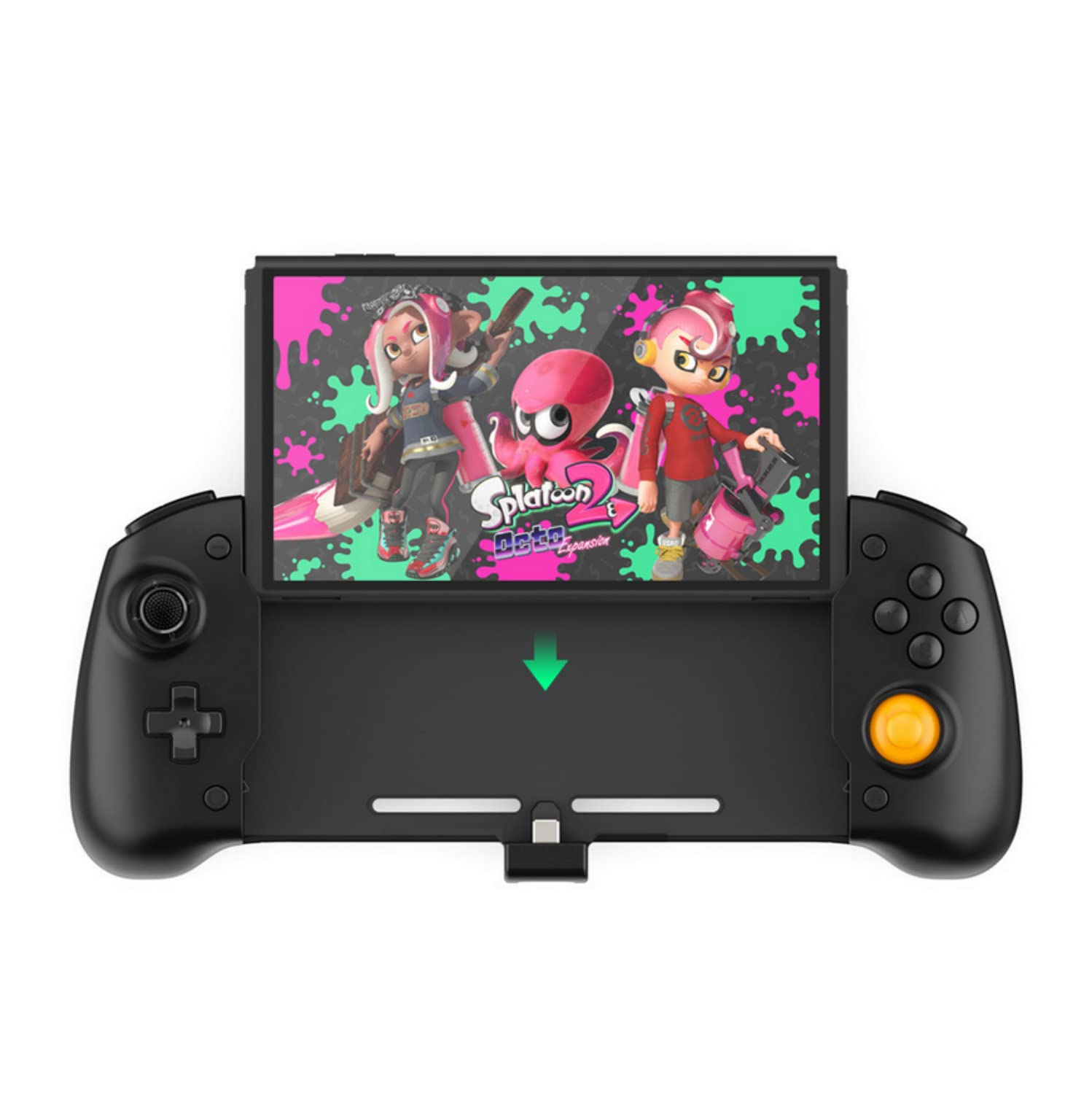 Switch Controller TNS-1125 Compatible with Nintendo Switch/OLED Gamepad Console Wired Handle Handheld Grip Double Motor Vibration