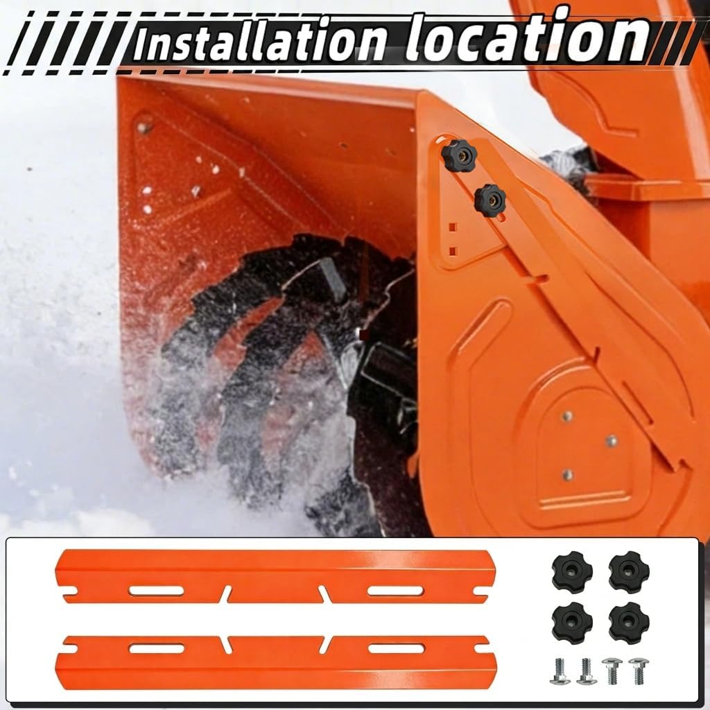 Compatible with Ariens Orange Drift Cutter Kit Deluxe 72406900 and 724069,Deluxe Drift Cutters for Snow Blowers - Blades for Enhanced Snow Clearing Efficiency and Durability