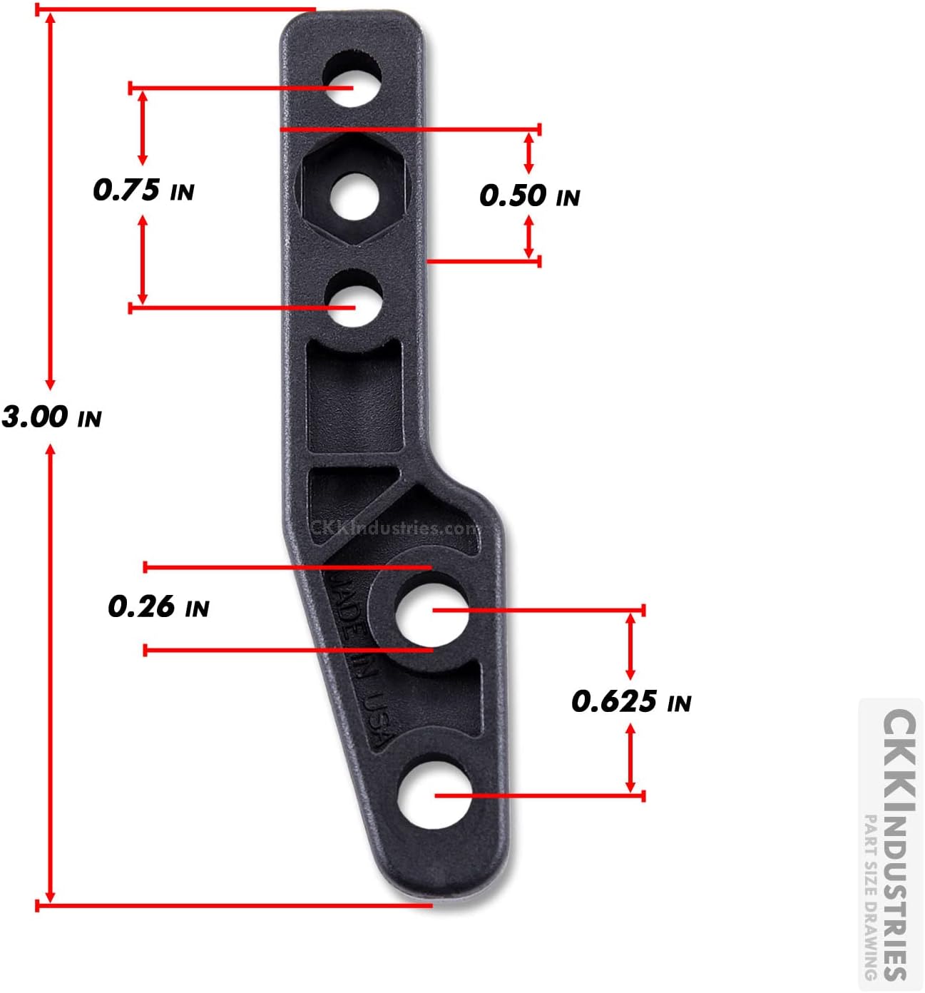 HolsterSmith ModWing Holster Belt Attachments - Standard & Light Bearing - Generation 2 - Ambidextrous - Tactical Black - (w/Mounting Hardware) - (Select Style Below)