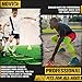 Bltzpro Football & Soccer Training Equipment - 12 Cones & 20 ft Agility Ladder speed Practice kit for Kids and coaches - Conditioning & footwork workout gear -With 2 Bags & Agility Drills eBook-YELLOW